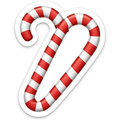 Candycane sticker