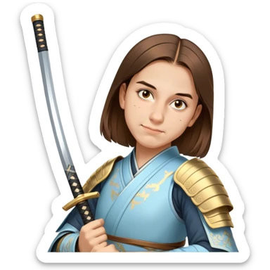 Elegant Samurai sticker