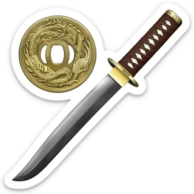 A  katana sticker