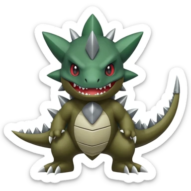 Tyrunt-Larvitar-Axew-Pokémon-fusion sticker