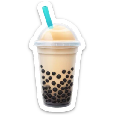 Bubble tea sticker