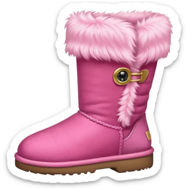 Pink ugg sticker