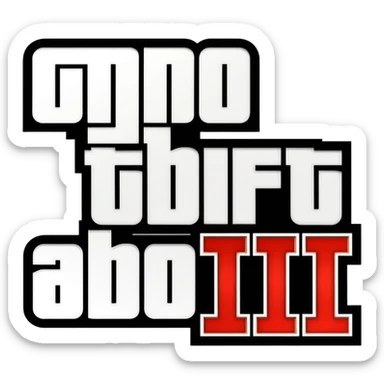 GTA III sticker