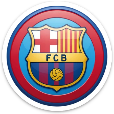 Fc Barcelona logo imoji sticker