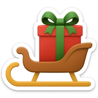 Christmas slay emoji, remove background sticker