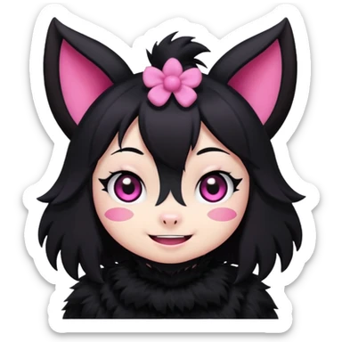 Kuromi animado  sticker