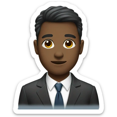 LAYER WITH SUIT   CLEAR SKIN sticker