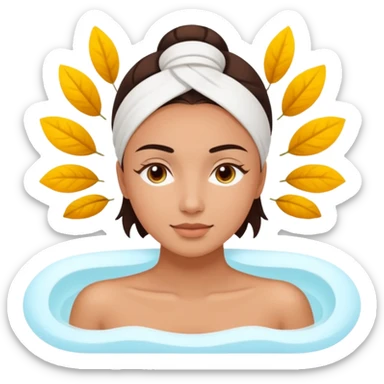 spa massage sticker