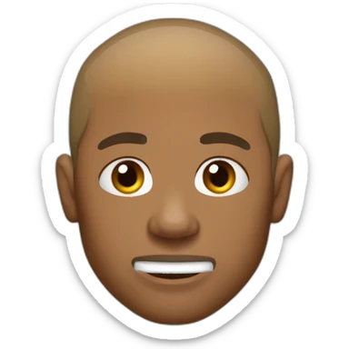 David goggins with bruise on mouth sticker