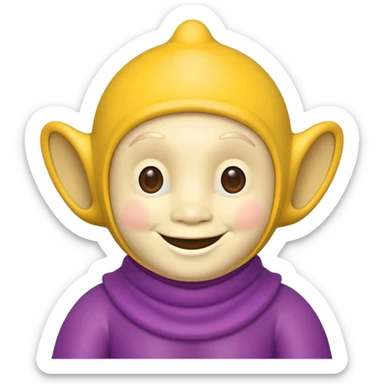 Hippie teletubbie  sticker