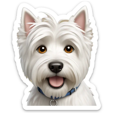 west highland terrier sticker