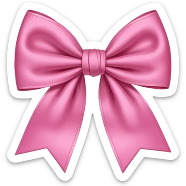 A preppy  bow  sticker