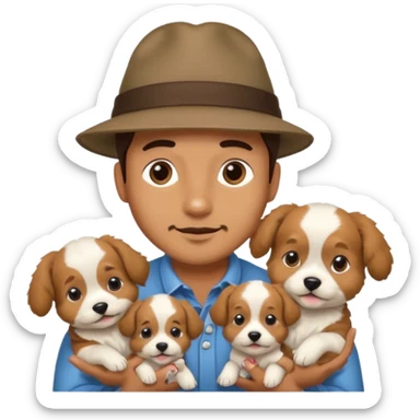 4 5 pappy in one frqme sticker