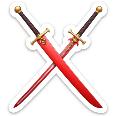 Techno blade emoji sticker