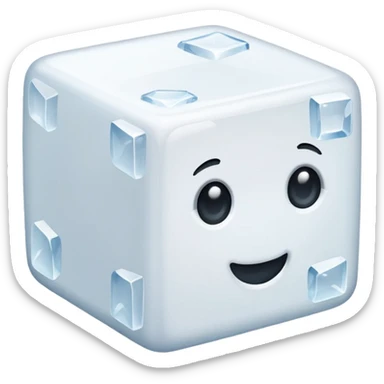 sugar cube sticker