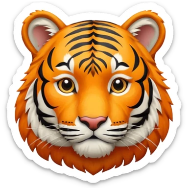Quiero un tigre mezclado con la bandera cubana. Porque no apodan el tiger y soy de cuba sticker