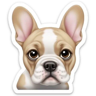 French bulldog puppy sticker