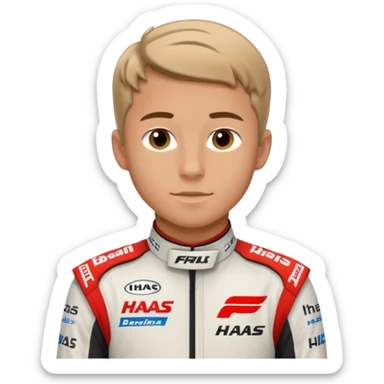 Ollie Bearman in Haas F1 Suit sticker