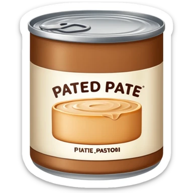 canned pâté sticker
