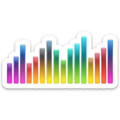 audio spectrum, the spectrum is black sticker