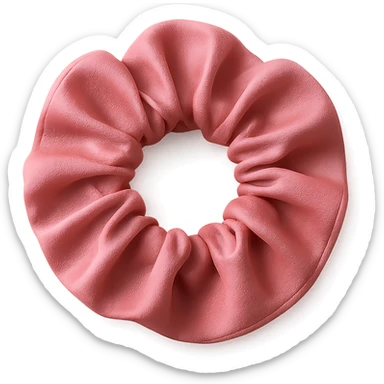 pink scrunchie sticker