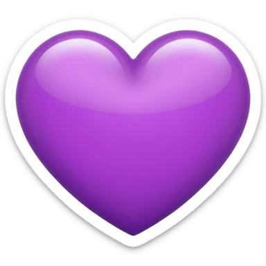 generate a heart using the same purple from this dna strand emoji 🧬 sticker