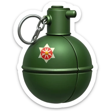 indian army grenade bomb sticker