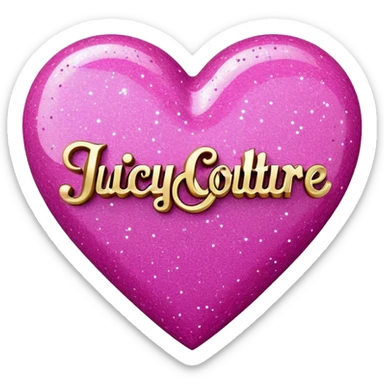 Juicy couture logo sticker