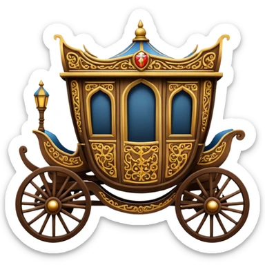 medieval carriages sticker