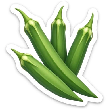 Okra sticker