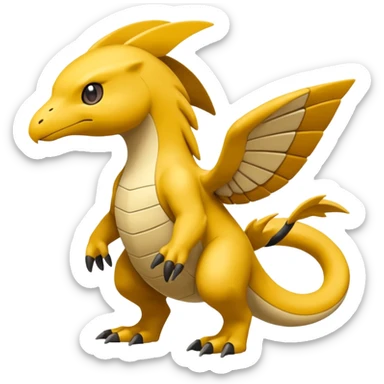 Helioptile-Cyclizar-Pokémon, full body sticker