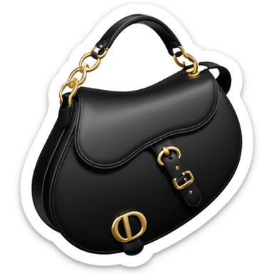 dior saddle bag sticker
