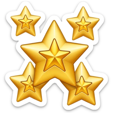 4.5/5 stars rating emojie sticker