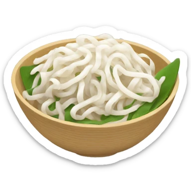 Rice noodle sticker