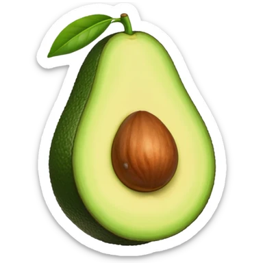 avocado sticker