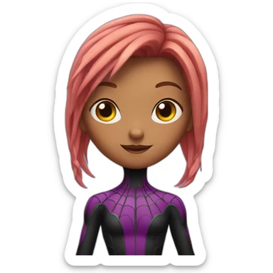 spider girl sticker