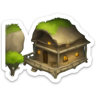 cave haouse sticker