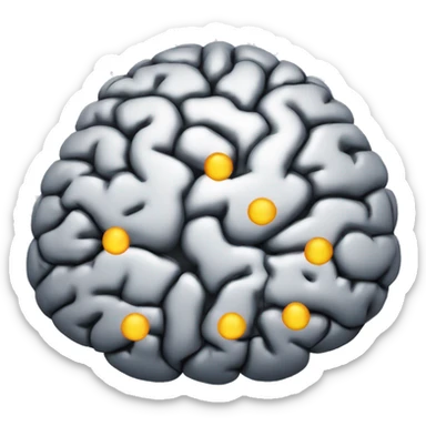 Brain Information retention sticker