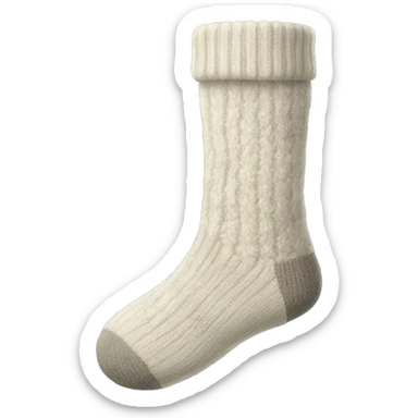 winter socks sticker