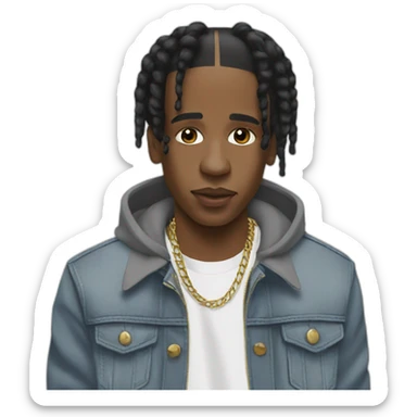 asap rocky sticker