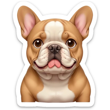 Frenchie bull dog sticker