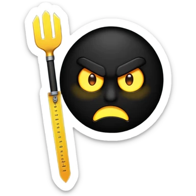 make 50 emojis with shadow ruler theme with different emotions and each of them having glowing eyes sticker