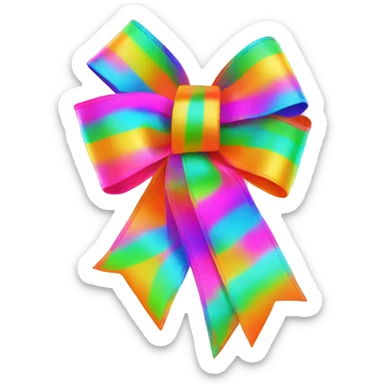 neon ribbon with color code C4F404 sticker