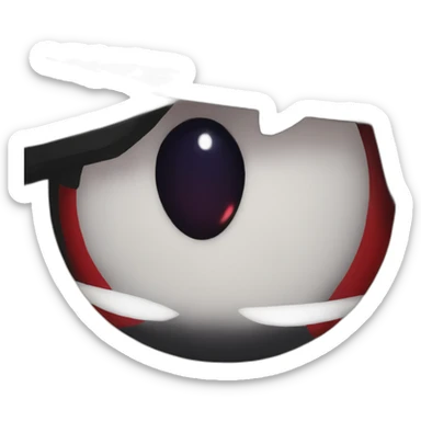 sasuke with sharingan eyes sticker