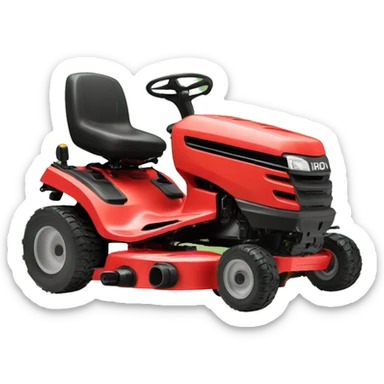 Honda lawn mower sticker