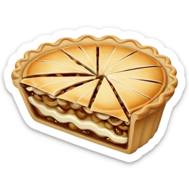 caramelised onion pie sticker