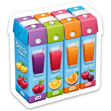 pack of juice sticker