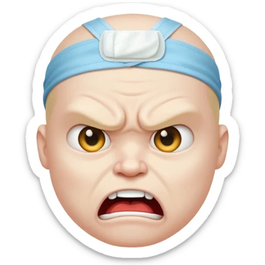 😡 wear disposable diaper sticker