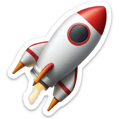 A rocket goes off with ATD written on the back sticker