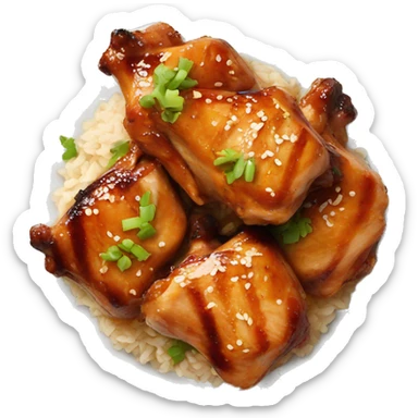 teriyaki chicken thighs sticker